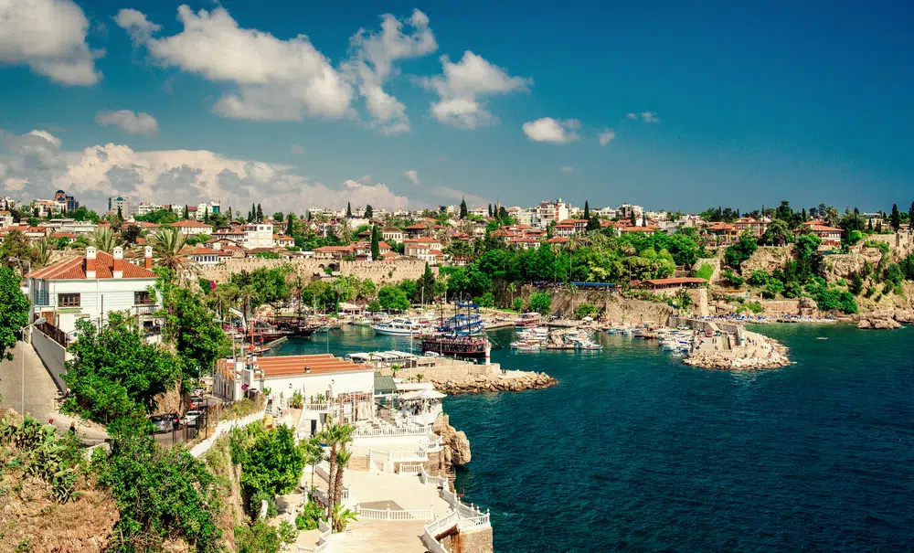 antalya harbor. turkey