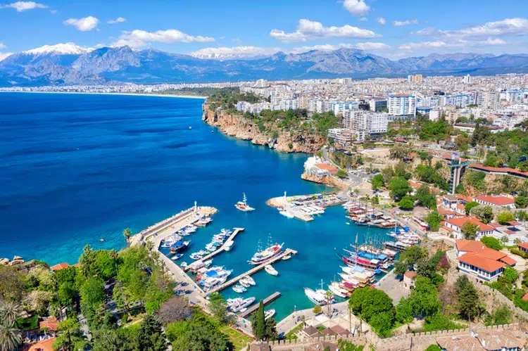 antalya harbor, turkey, taken in april 2019rn' taken in hdr