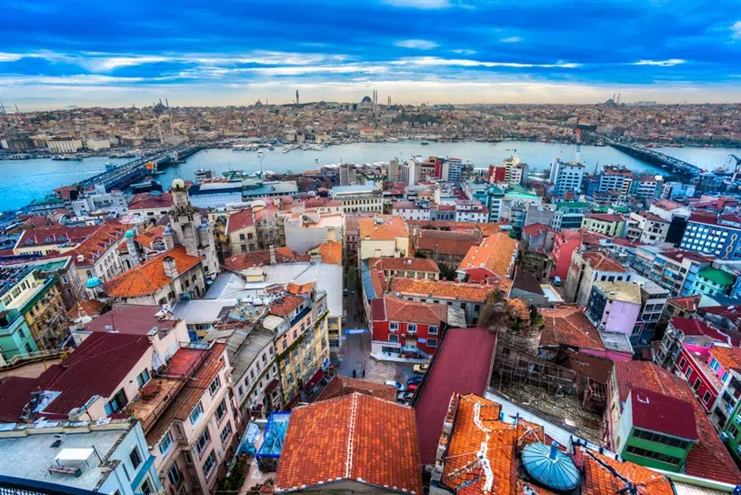 view from galata tower