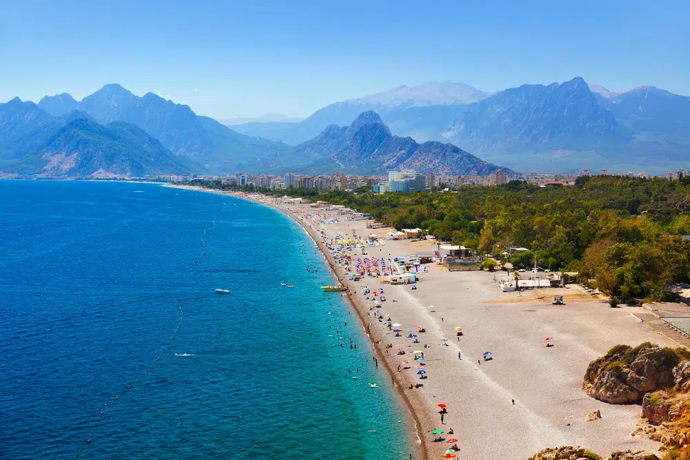 konyaalti beach in antalya