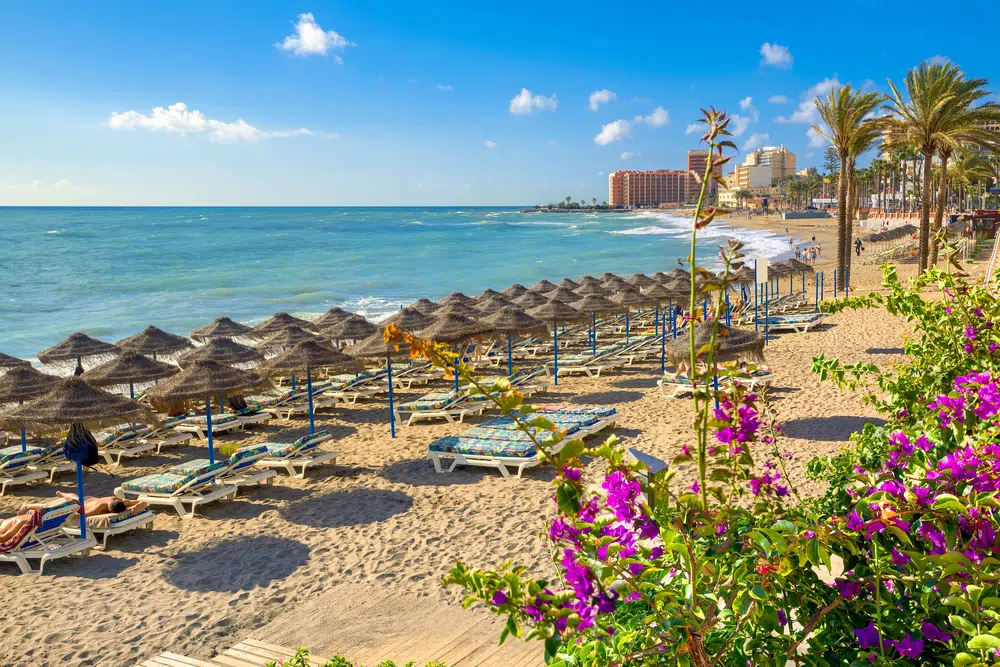 beach in spain