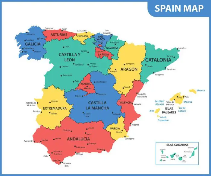 regions of Spain