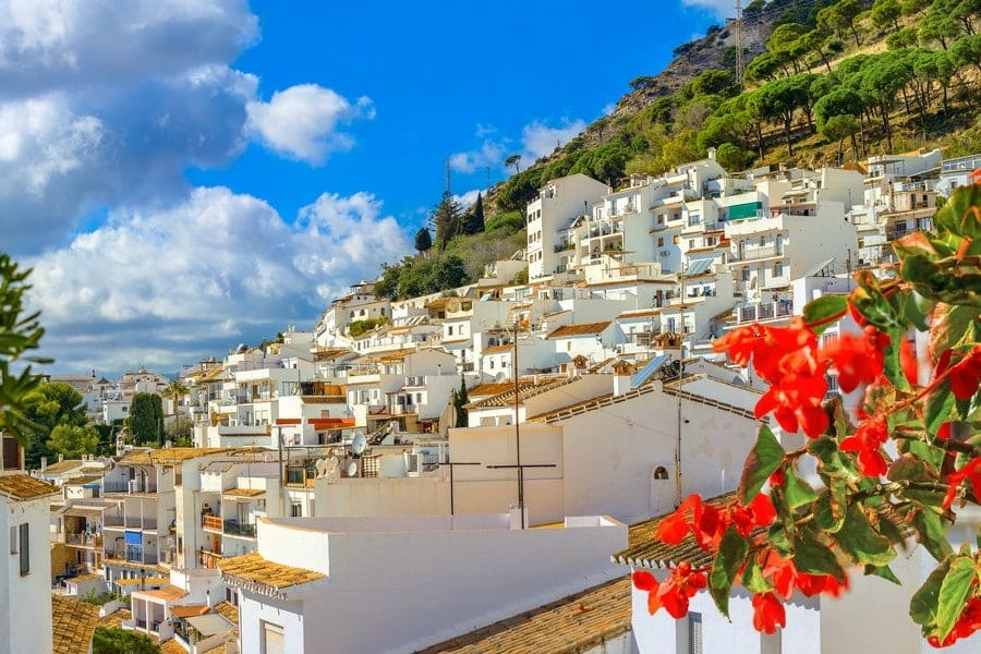 White village of Mijas. Costa del Sol, Andalusia, Spain