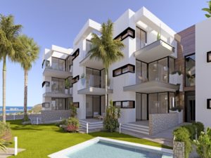 Three Bedroom Sea View Apartments For Sale In La Manga