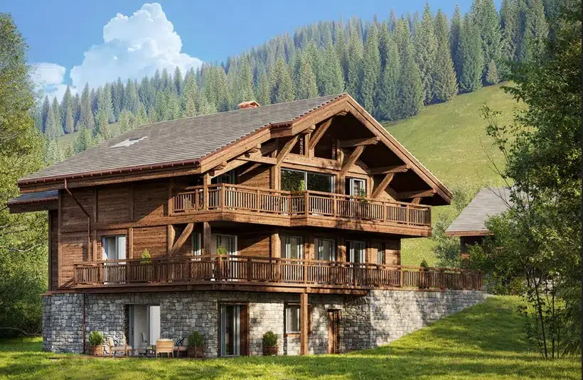 ski chalet for sale in france