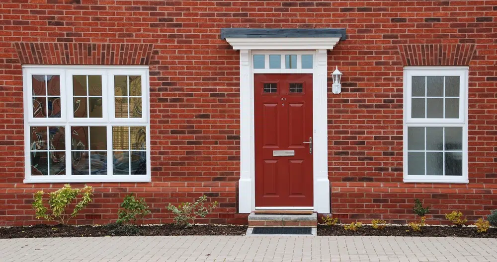 red brick house